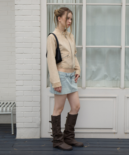 ROSEFRANTZ（ロゼフランツ）の「Suede Racer Jacket [Beige]（その他アウター・レディース・Beige・OS）」の19枚目の写真