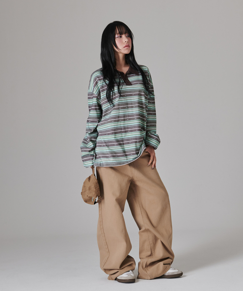 ESCAPEFROM（エスケープフロム）の「ワイドチノパンツ ベージュ（その他パンツ・レディース・その他・SMALL/LARGE/MEDIUM）」の3枚目の写真