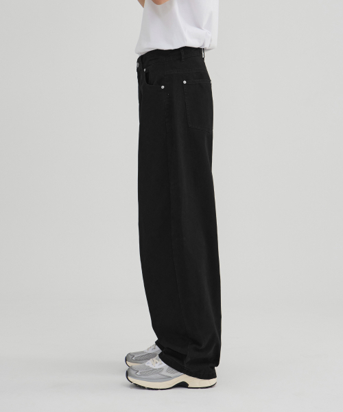 ACSHI(アクシ)の「コットンツイル膝切り替えカーブドパンツ(ブラック) MJUA173(その他パンツ・メンズ・ブラック・MEDIUM/LARGE/X-LARGE/XX-LARGE)」の5枚目の写真