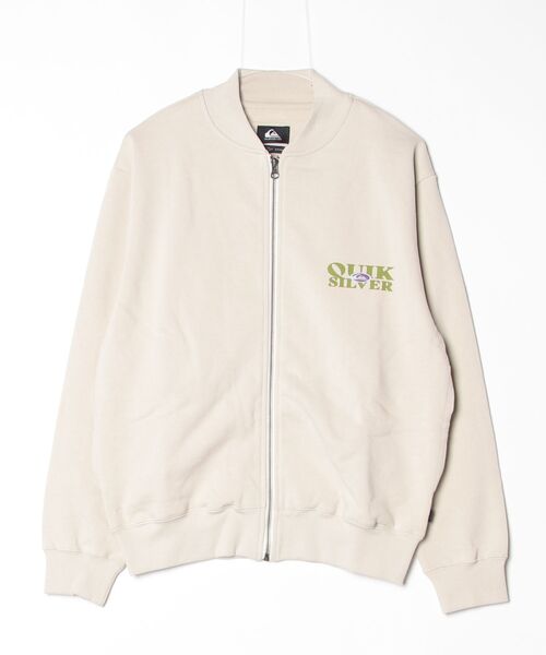 Quiksilver(クイックシルバー)の「クイックシルバー QUIKSILVER TRUE CREW SWEAT ZIP(ブルゾン・メンズ・ベージュ/ブラック・LL/L/M/S)」の1枚目の写真