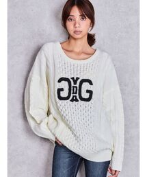 Symmetry GYDA HONEY COMBニットトップス
