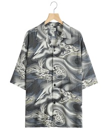 GOLD / ゴールド：ALOHA SHIRT DRAGON：26A-GL39653[MUS]