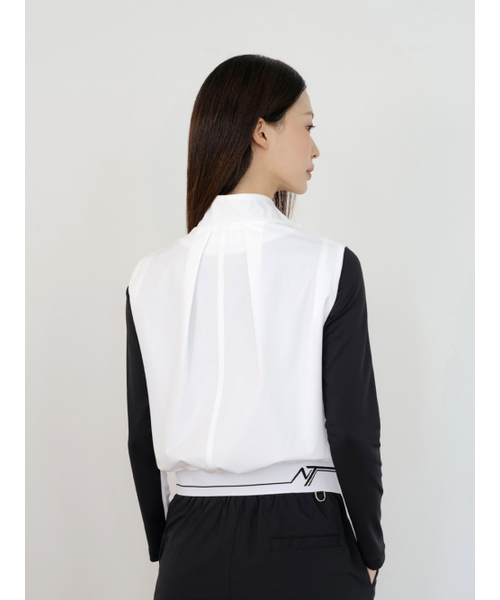 NITINA(ニティナ)の「防風ジップアップベスト WH(ベスト・レディース・ホワイト・SMALL/MEDIUM)」の3枚目の写真