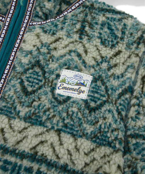 MMLG(エムエムエルジー)の「MAKALU SHERPA HOODIE JACKET (GREY)(その他アウター・レディース・その他・LARGE/SMALL/MEDIUM/X-LARGE)」の5枚目の写真