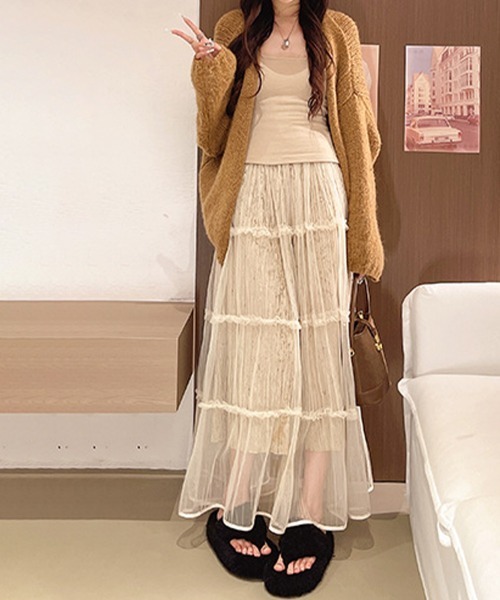 Miniministore(ミニミニストア)の「ふわふわファートングサンダル冬用スリッパ(サンダル・レディース・オリーブ/アイボリー/ブラック/ブラウン・24.5cm/24.0cm/23.5cm/23.0cm/22.5cm)」の7枚目の写真