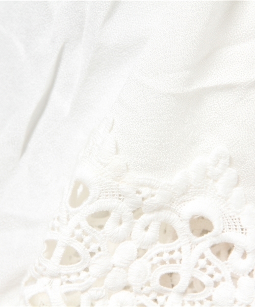 VENCEEXCHANGE（ヴァンスエクスチェンジ）の「フレア袖オフショルプルオーバー（Tシャツ/カットソー・レディース・ブラック/オフホワイト・MEDIUM）」の5枚目の写真