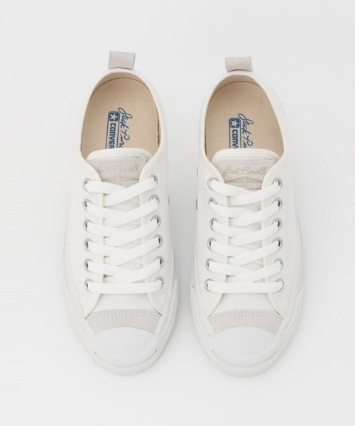 CONVERSE（コンバース）の「CONVERSEジャックパーセルHUNTERSHIRTS（スニーカー・レディース・ホワイト/ブラック・24/23/23.5/24.5）」の6枚目の写真