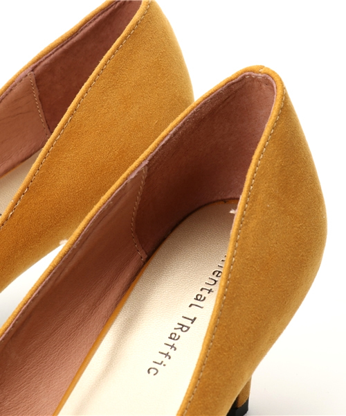 ORiental TRaffic(オリエンタルトラフィック)の「秋冬新作★ポインテッドミドルパンプス★6312(パンプス・レディース・イエロー/ブラック/カーキ/レッド・41/42/36/37/35/39/34/40/38)」の10枚目の写真