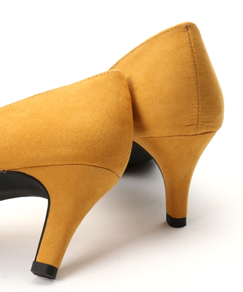 ORiental TRaffic(オリエンタルトラフィック)の「秋冬新作★ポインテッドミドルパンプス★6312(パンプス・レディース・イエロー/ブラック/カーキ/レッド・41/42/36/37/35/39/34/40/38)」の11枚目の写真