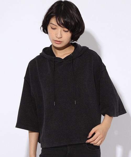 niko and...（ニコアンド）の「鹿の子フードプルオーバー【niko and ...】（パーカー・レディース・インディゴブルー/スモーク・LARGE/MEDIUM）」の12枚目の写真