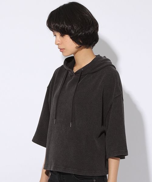 niko and...（ニコアンド）の「鹿の子フードプルオーバー【niko and ...】（パーカー・レディース・インディゴブルー/スモーク・LARGE/MEDIUM）」の13枚目の写真