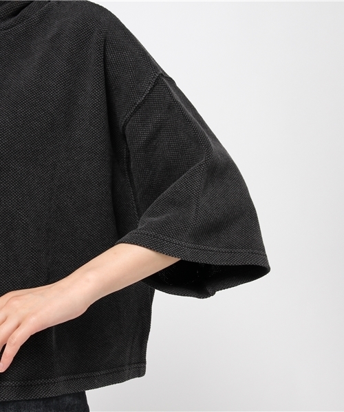 niko and...（ニコアンド）の「鹿の子フードプルオーバー【niko and ...】（パーカー・レディース・インディゴブルー/スモーク・LARGE/MEDIUM）」の7枚目の写真