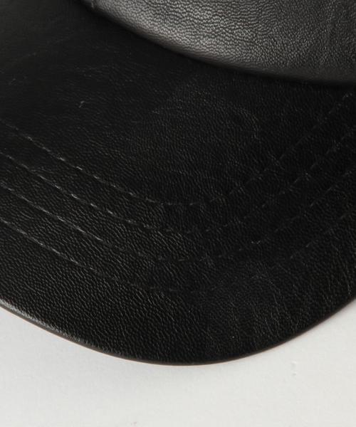 Another Edition（アナザーエディション）の「フェイクレザーキャップ/AEBC FKLT CAP（キャップ・レディース・ブラック・FREE）」の5枚目の写真
