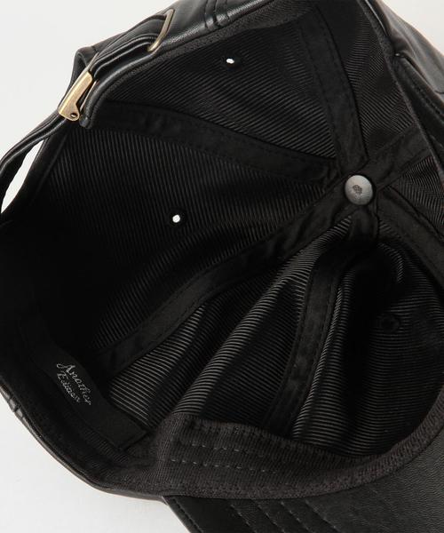 Another Edition（アナザーエディション）の「フェイクレザーキャップ/AEBC FKLT CAP（キャップ・レディース・ブラック・FREE）」の6枚目の写真