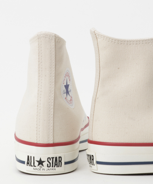 CONVERSE（コンバース）の「CONVERSE コンバース / キャンバス オールスターハイ MADE IN JAPAN / 3492-32068430（スニーカー・メンズ・アイボリー・8.5/9.5/7.5）」の8枚目の写真