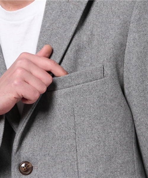 GGD（ジージーディー）の「GGD edition / 綾メルトンチェスター（チェスターコート・メンズ・ブラック/ブラウン/チャコールグレー/グレー・3/2/4）」の12枚目の写真