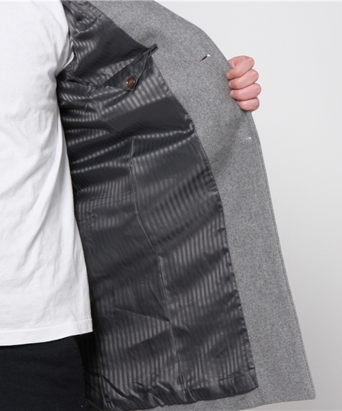 GGD（ジージーディー）の「GGD edition / 綾メルトンチェスター（チェスターコート・メンズ・ブラック/ブラウン/チャコールグレー/グレー・3/2/4）」の13枚目の写真