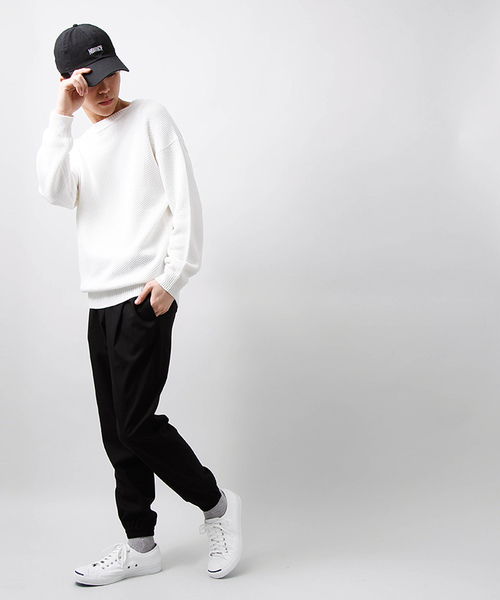 WEGO（ウィゴー）の「WEGO/ストレッチジョガースラックス（スラックス・メンズ・ブラック/ネイビー/ライトグレー・MEDIUM/LARGE）」の15枚目の写真