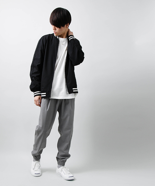 WEGO（ウィゴー）の「WEGO/ストレッチジョガースラックス（スラックス・メンズ・ブラック/ネイビー/ライトグレー・MEDIUM/LARGE）」の16枚目の写真