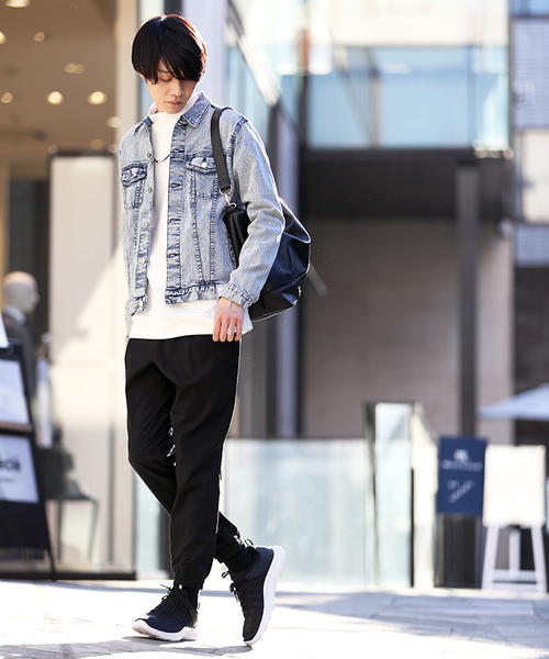 WEGO（ウィゴー）の「WEGO/ストレッチジョガースラックス（スラックス・メンズ・ブラック/ネイビー/ライトグレー・MEDIUM/LARGE）」の5枚目の写真