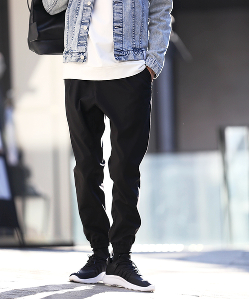 WEGO（ウィゴー）の「WEGO/ストレッチジョガースラックス（スラックス・メンズ・ブラック/ネイビー/ライトグレー・MEDIUM/LARGE）」の8枚目の写真