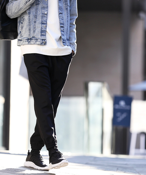 WEGO（ウィゴー）の「WEGO/ストレッチジョガースラックス（スラックス・メンズ・ブラック/ネイビー/ライトグレー・MEDIUM/LARGE）」の9枚目の写真