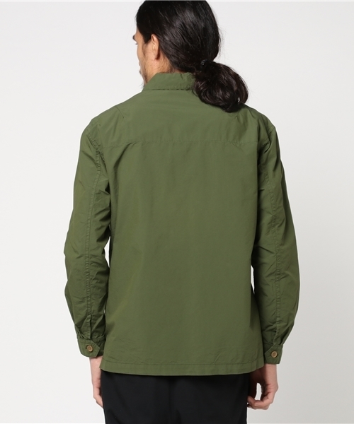 GLOSTER(グロスター)の「ナイロンコットンタイプライター"CORDURA”ファティーグシャツ(ミリタリージャケット・メンズ・オリーブ/ブラウン・L/S/M)」の5枚目の写真
