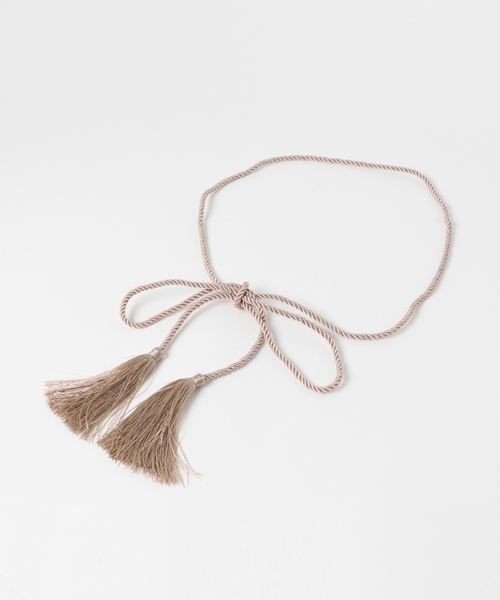 WEGO（ウィゴー）の「WEGO/タッセルロープベルト（ベルト・レディース・ベージュ/ピンク/ブラック・FREE）」の3枚目の写真