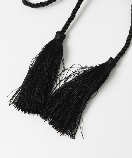 WEGO（ウィゴー）の「WEGO/タッセルロープベルト（ベルト・レディース・ベージュ/ピンク/ブラック・FREE）」の5枚目の写真