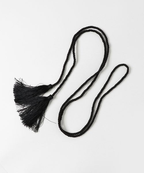 WEGO（ウィゴー）の「WEGO/タッセルロープベルト（ベルト・レディース・ベージュ/ピンク/ブラック・FREE）」の6枚目の写真