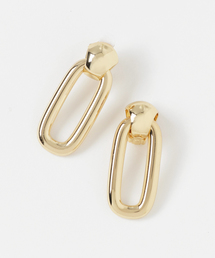 MOUSSY | OVAL EARRINGS(イヤリング)