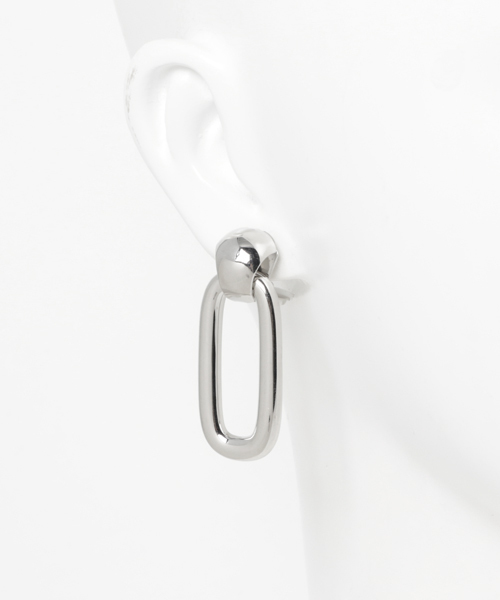 MOUSSY（マウジー）の「OVAL EARRINGS（イヤリング・レディース・ゴールド/シルバー・FREE）」の4枚目の写真
