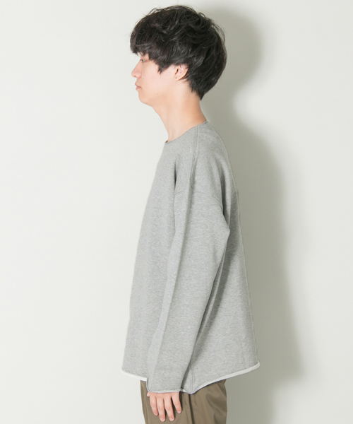 URBAN RESEARCH（アーバンリサーチ）の「スーピマカットオフクルーネックロングスリーブ（Tシャツ/カットソー・メンズ・モカ/ピンク/チャコールグレー/グレー・LARGE/MEDIUM）」の10枚目の写真