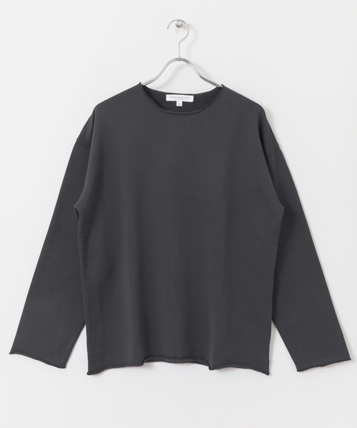 URBAN RESEARCH（アーバンリサーチ）の「スーピマカットオフクルーネックロングスリーブ（Tシャツ/カットソー・メンズ・モカ/ピンク/チャコールグレー/グレー・LARGE/MEDIUM）」の13枚目の写真