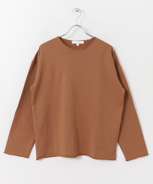 URBAN RESEARCH（アーバンリサーチ）の「スーピマカットオフクルーネックロングスリーブ（Tシャツ/カットソー・メンズ・モカ/ピンク/チャコールグレー/グレー・LARGE/MEDIUM）」の14枚目の写真