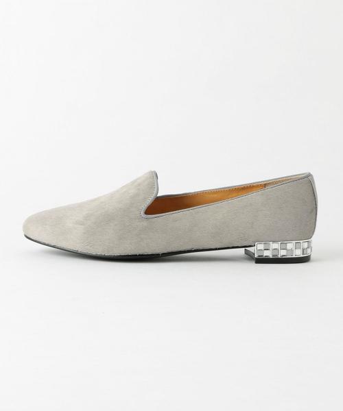 ODETTE E ODILE(オデットエオディール)の「OFC ビジューヒール スリッポン15↑(スリッポン・レディース・ゴールド/ブラック/グレー/ホワイト・24.5cm/22cm/22.5cm/23cm/25cm/24cm/23.5cm)」の5枚目の写真