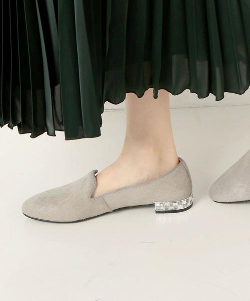 ODETTE E ODILE(オデットエオディール)の「OFC ビジューヒール スリッポン15↑(スリッポン・レディース・ゴールド/ブラック/グレー/ホワイト・24.5cm/22cm/22.5cm/23cm/25cm/24cm/23.5cm)」の16枚目の写真