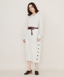 【VINCA TOKYO】Linen shirt dress
