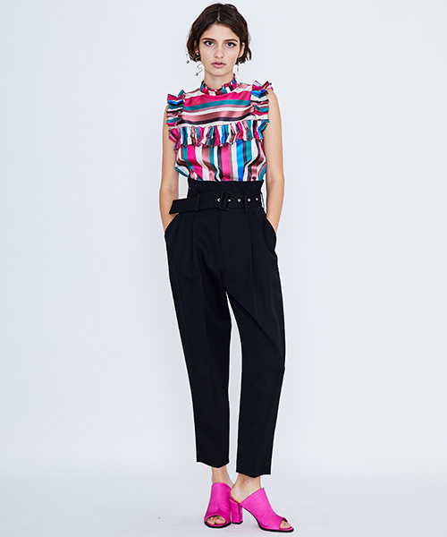 UNITED ARROWS - 今季UNITED TOKYO♡シルクアセストライプブラウス UNITED TOKYO（ユナイテッドトウキョウ）の「シルクアセ