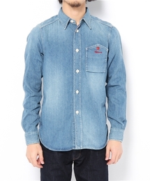 HYSTERIC GLAMOUR | LU加工デニム 長袖ワークSH(シャツ/ブラウス)