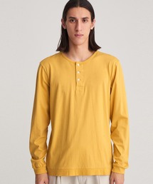 Mitch Henley Pima Long Sleeve Shirt