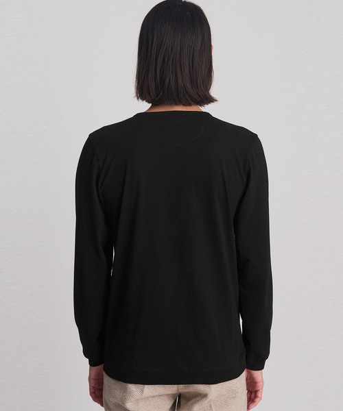 Saturdays NYC(サタデーズ ニューヨークシティ )の「Mitch Henley Pima Long Sleeve Shirt(Tシャツ/カットソー・メンズ・イエロー/サックスブルー/ホワイト/ブラック・S/L/XL/XS/M)」の7枚目の写真