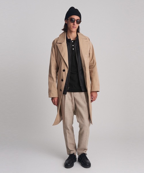 Saturdays NYC(サタデーズ ニューヨークシティ )の「Mitch Henley Pima Long Sleeve Shirt(Tシャツ/カットソー・メンズ・イエロー/サックスブルー/ホワイト/ブラック・S/L/XL/XS/M)」の8枚目の写真