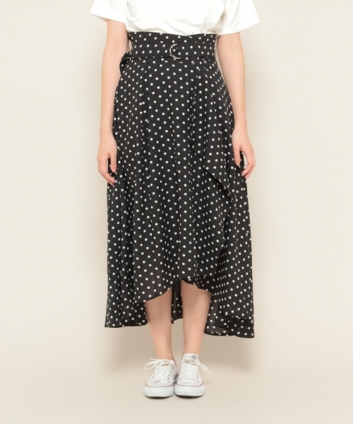 PAGEBOY(ページボーイ)の「ドット×ギンガムフリルスカート(スカート・レディース・ホワイト系その他/ブラック系その他/ホワイト×ブラック・FREE)」の11枚目の写真