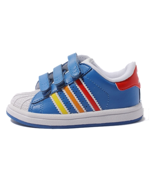 adidas Originals(アディダスオリジナルス)の「2013 アディダス ベビー キッズ カラフル SS 2 CF I(スニーカー・キッズ・ブルー・13cm/12cm/14cm/15cm/16cm)」の2枚目の写真