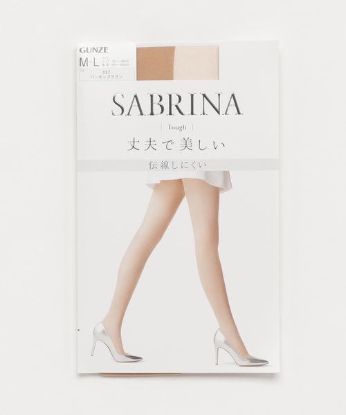 SABRINA（サブリナ）の「【SABRINA】伝線しにくい ストッキング 「タフ」（タイツ/ストッキング・レディース・ブラック/ベージュ/ナチュラル/ベージュ系その他4・L～LL/M～Ｌ）」の2枚目の写真