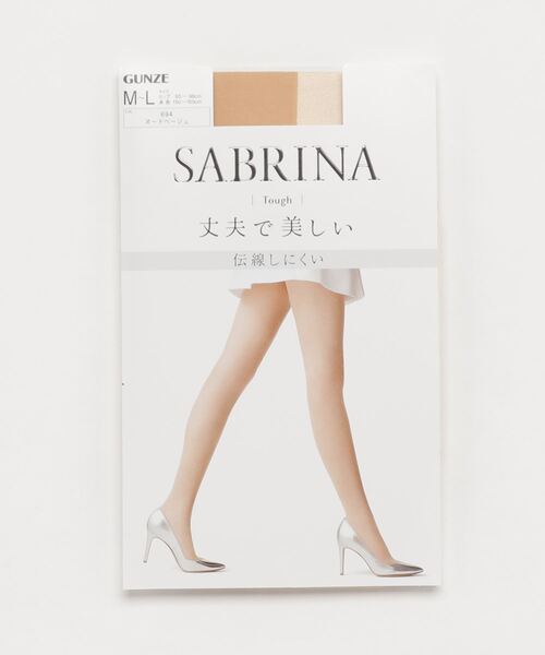 SABRINA（サブリナ）の「【SABRINA】伝線しにくい ストッキング 「タフ」（タイツ/ストッキング・レディース・ブラック/ベージュ/ナチュラル/ベージュ系その他4・L～LL/M～Ｌ）」の4枚目の写真