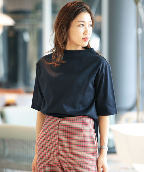 Demi-Luxe BEAMS - デミルクス ビームス フライスボートネック プルオーバー カットソー Tシャツ Demi-Luxe BEAMS（デミルクス ビームス）の「Demi-Luxe BEAMS