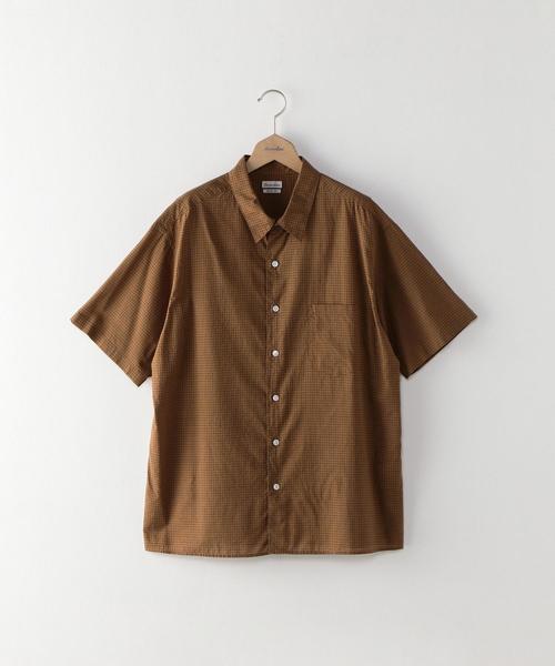 Steven Alan（スティーブンアラン）の「＜Steven Alan＞ DD GRAPH BOX REG BOLD SHIRT/シャツ（シャツ/ブラウス・メンズ・ブラウン/ワインレッド・SMALL/MEDIUM/X-LARGE/LARGE）」の3枚目の写真