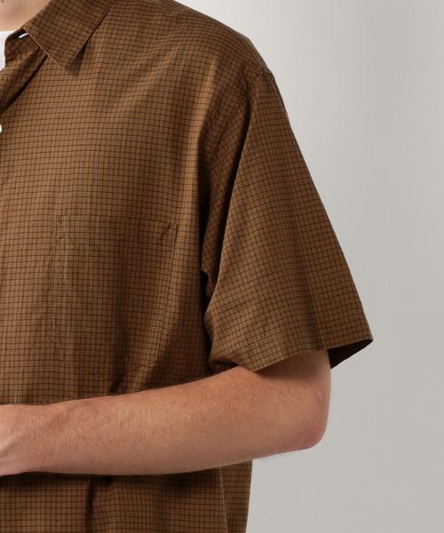 Steven Alan（スティーブンアラン）の「＜Steven Alan＞ DD GRAPH BOX REG BOLD SHIRT/シャツ（シャツ/ブラウス・メンズ・ブラウン/ワインレッド・SMALL/MEDIUM/X-LARGE/LARGE）」の8枚目の写真